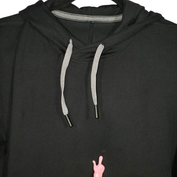 Lululemon Soft Jersey Pullover Hoodie Men's M Black Solid Lounge Soft Athleisure - Picture 3 of 6
